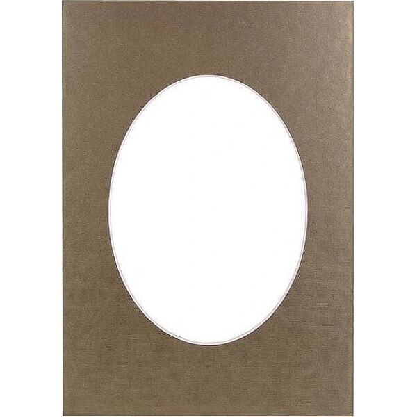 Passepartout 21x29.7, golden oval