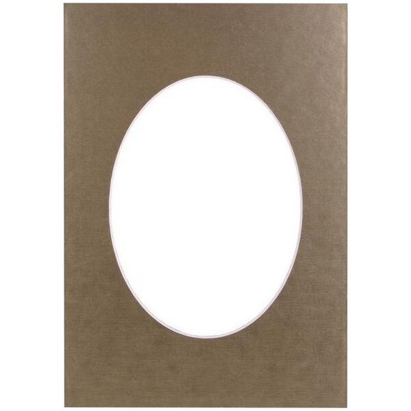 Passepartout 21x29.7, golden oval