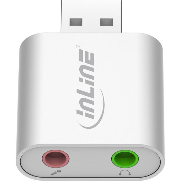 Adapter AV InLine INLINE USB Audio Soundadapter Mini Aluminium Gehaeuse