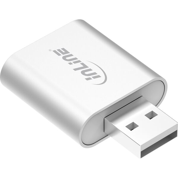 Adapter AV InLine INLINE USB Audio Soundadapter Mini Aluminium Gehaeuse