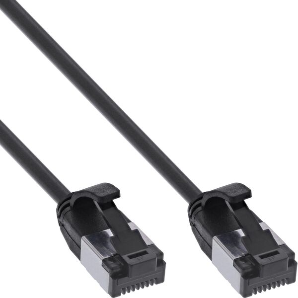 InLine InLine® Patch cable slim, U/FTP, Cat.8.1, TPE halogen-free, black 7.5m