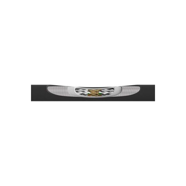 InLine InLine® Patch cable armoured, U/FTP, Cat.6A, black, 1.5m