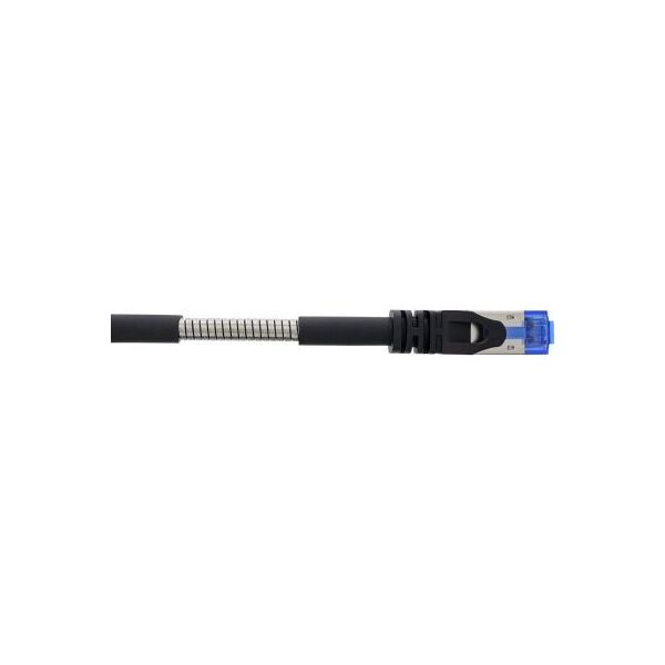 InLine InLine® Patch cable armoured, U/FTP, Cat.6A, black, 1.5m