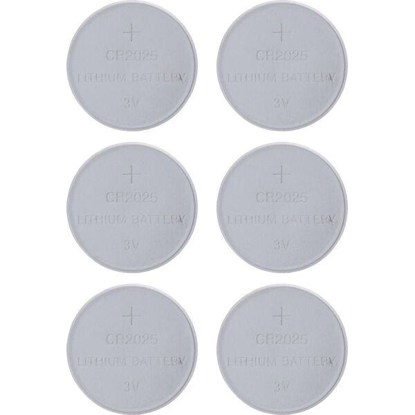 InLine InLine® 6-pack button cell, 3V Lithium, CR2025