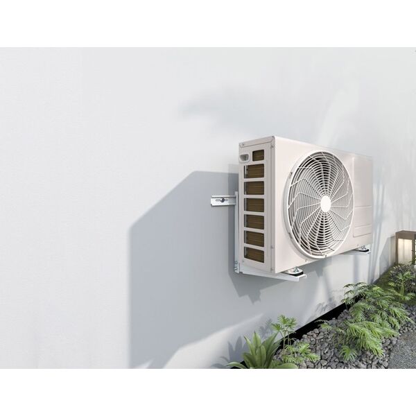 InLine InLine® Bracket for split air conditioner outdoor unit or heat pump, wall bracket, white