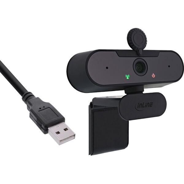 Kamera internetowa InLine InLine® Webcam FullHD 1920x1080/30Hz with autofocus, USB Type-C connection cable