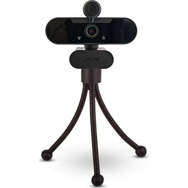 Kamera internetowa InLine InLine® Webcam FullHD 1920x1080/30Hz with autofocus, USB Type-C connection cable