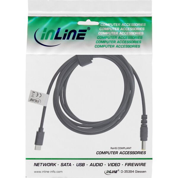 InLine InLine® USB Type-C to ASUS/Lenovo Notebook (round) charging cable, 2m