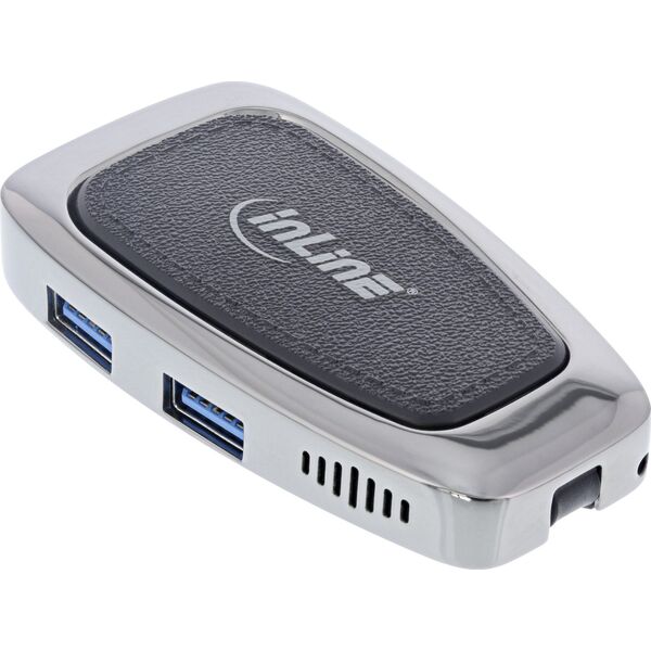 InLine InLine®  USB3.2 Gen 2 Type-C Multi Hub (2xUSB-A 10Gb/s + 1xHDMI 4K@60Hz + 1xUSB-C 10Gb/s & PD 100W)