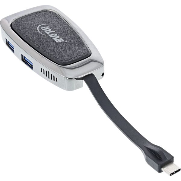 InLine InLine®  USB3.2 Gen 2 Type-C Multi Hub (2xUSB-A 10Gb/s + 1xHDMI 4K@60Hz + 1xUSB-C 10Gb/s & PD 100W)