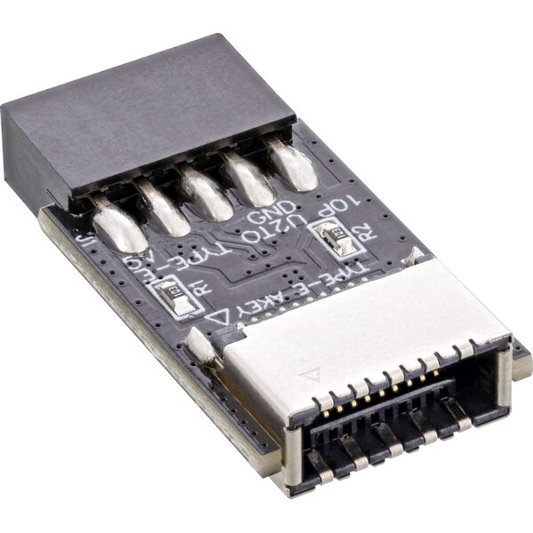 InLine InLine® USB 2.0 to USB 3.2 Type-E Key-A Adapter internal