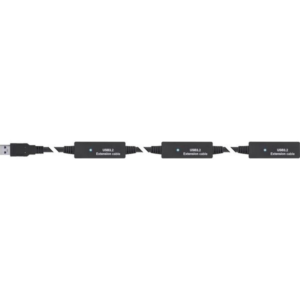 InLine InLine® USB 3.2 Gen.1 active extension, USB-A male to USB-C female, 15m