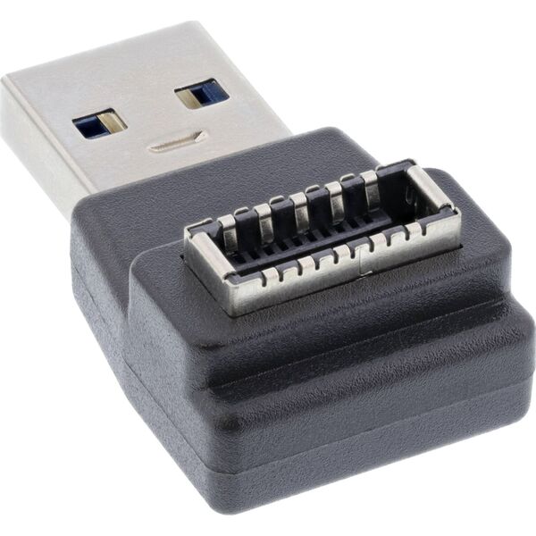 InLine InLine® USB 3.2 adapter, USB-A male to internal USB-E front panel socket