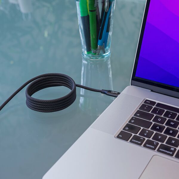 InLine InLine® Magnetic USB-C cable, USB-C male/male, 100W, black, 1.5m