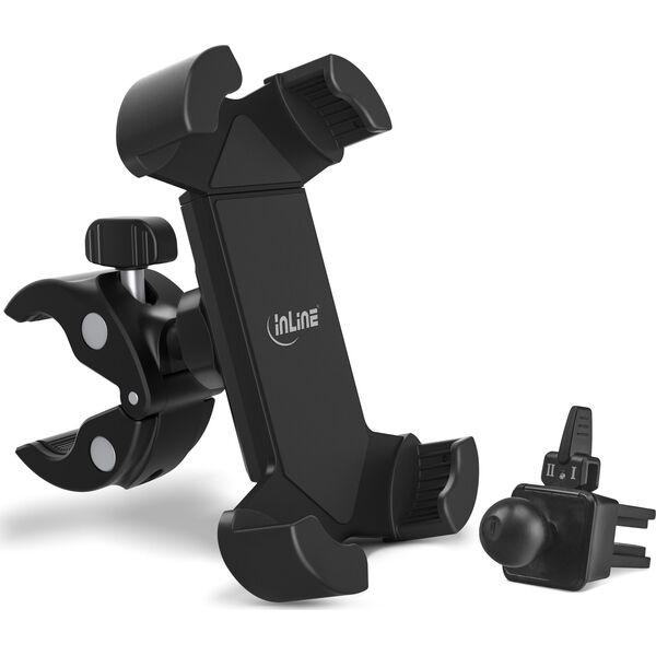 InLine InLine® One Click Easy 3 Drive & Ride Set with universal clamp and ventilation grille clip