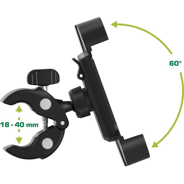 InLine InLine® One Click Easy 3 Drive & Ride Set with universal clamp and ventilation grille clip