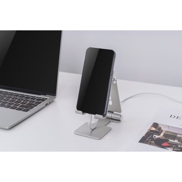 Podstawka InLine InLine® Aluminium smartphone holder universal up to 10"