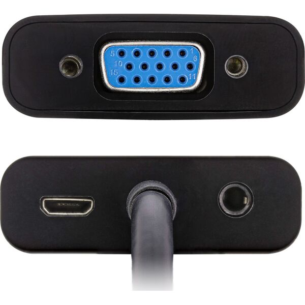 Adapter AV InLine InLine® Converter Cable HDMI to VGA, with Audio