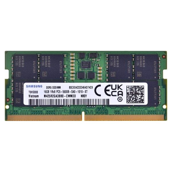 Pamięć serwerowa Samsung Samsung Enterprise SO-DIMM 16GB DDR5 1Rx8 5600MHz PC5-44800 M425R2GA3BB0-CWM