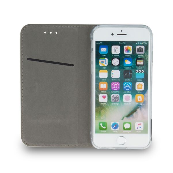 Smart Magnetic case for Honor Magic 7 Lite burgundy 5906961945174
