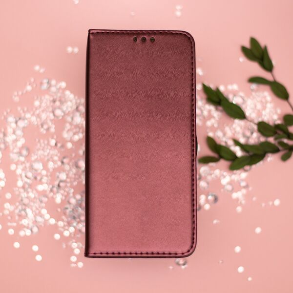 Smart Magnetic case for Honor Magic 7 Lite burgundy 5906961945174
