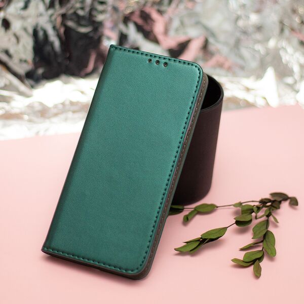 Smart Magnetic case for Honor Magic 7 Lite dark green 5906961945297