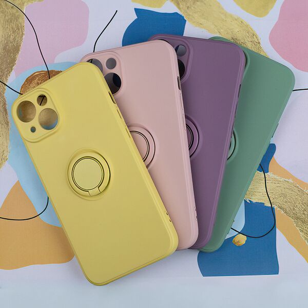Finger Grip case for Xiaomi Redmi Note 14 5G (Global) light green 5906961966834
