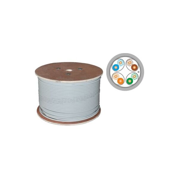 Alantec Alantec-F-FTP kabel 4x2x23AWG kat.6A LSOH B2ca 500m