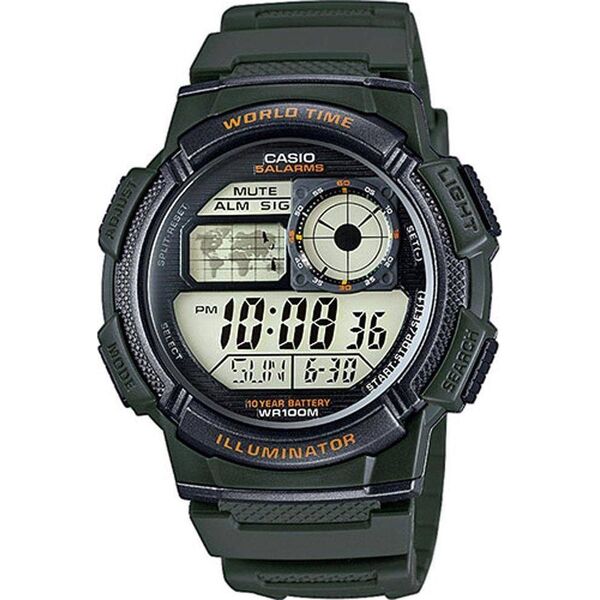 Zegarek Casio Zegarek Męski CASIO AE-1000W-3AVDF