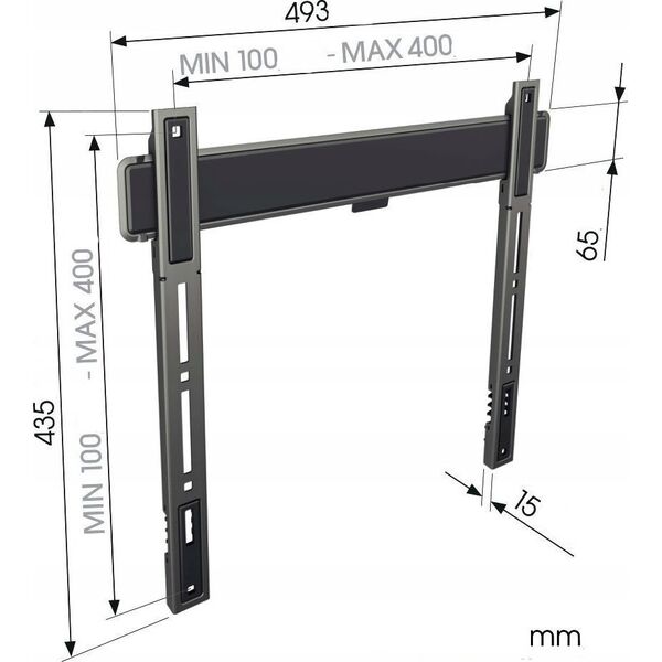 Vogels Vogel's TVM 5405 Fixed 32'' - 77'' fin