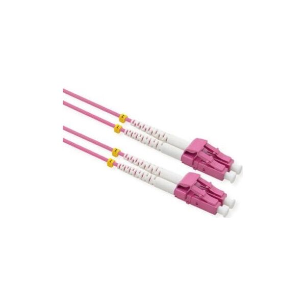 Triton VALUE F.O. Kabel 50/125µm OM4, LC/LC, złącze niskostratne, fioletowy, 10 m