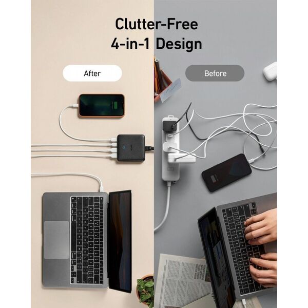 Ładowarka Anker Ładowarka Atom III 65W Slim 2xUSB-C 2xUSB-A