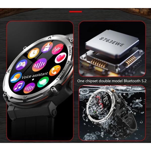 Smartwatch Rubicon Zegarek SMARTWATCH Rubicon RNCF25