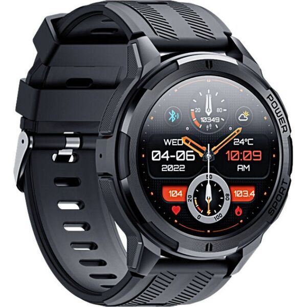 Smartwatch Rubicon SmartWatch Rubicon RNCF26 czarny silikon BT Call rozmowy .