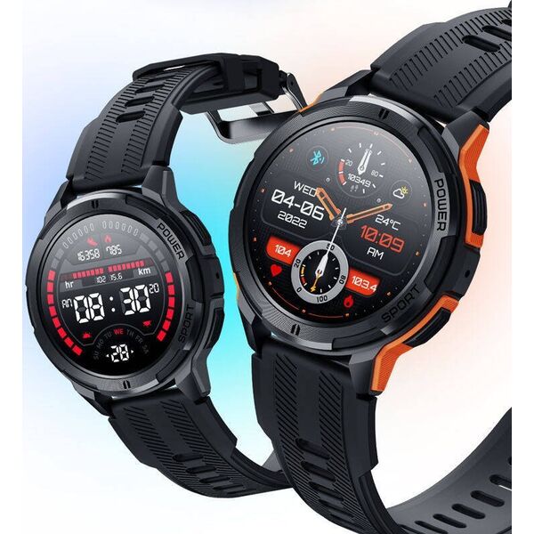 Smartwatch Rubicon SmartWatch Rubicon RNCF26 czarny silikon BT Call rozmowy .