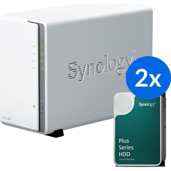 Serwer plików Synology DS223j (DS223J-32T-10-2)
