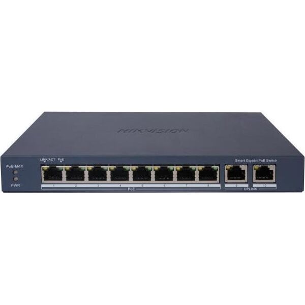 SWITCH POE HIKVISION DS-3E1510P-EI(O-STD)