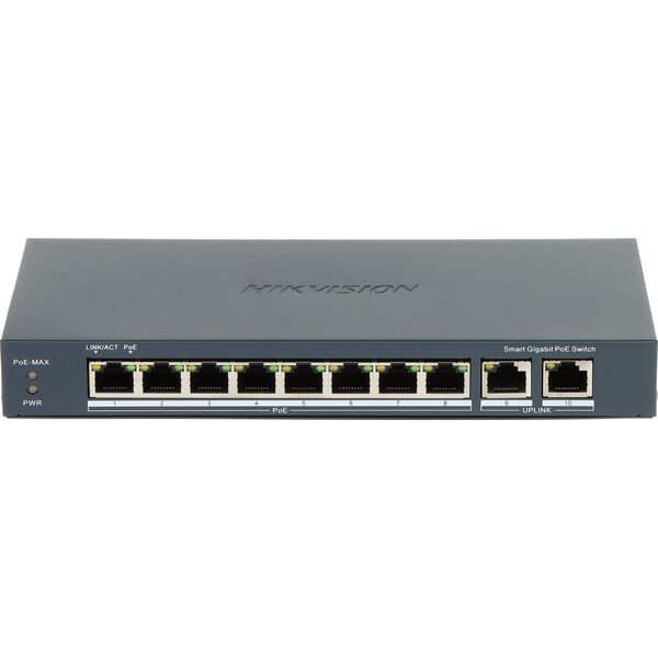 SWITCH POE HIKVISION DS-3E1510P-EI(O-STD)