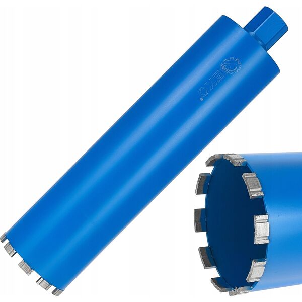 Wiertło diamentowe koronowe do wiertnicy na sucho i mokro 112x10x450mm 10T 1.1/4" (5)
