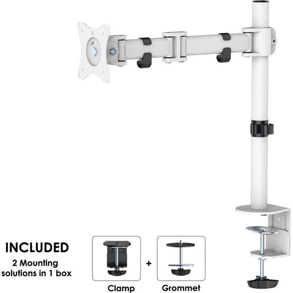 Neomounts Uchwyt biurkowy na monitor 10" - 30" (NM-D135WHITE)