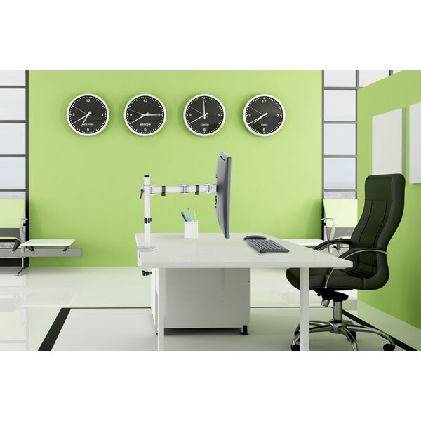Neomounts Uchwyt biurkowy na monitor 10" - 30" (NM-D135WHITE)