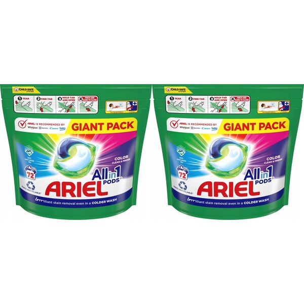 Ariel All-in-1 PODS Colour Kapsułki do prania 144 szt.