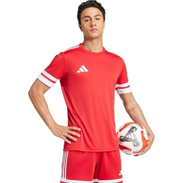 Koszulka męska adidas Squadra 25 czerwona JE2601 L