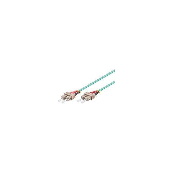 MicroConnect Patchcord światłowdowy SC/UPC-SC/UPC, 50/125 OM3, 3m (FIB222003)