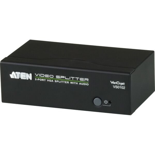 Διαχωριστής VGA ATEN με Ήχο, 2 θύρες, 450 MHz - VS0102