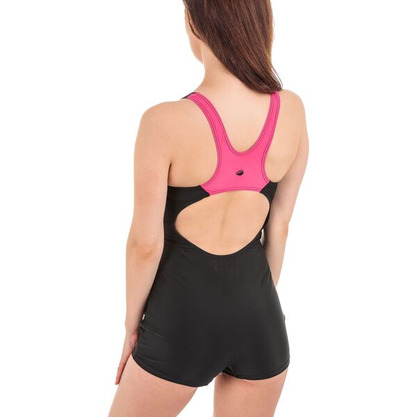 AquaWave Strój Kąpielowy Qarakuma Wmns Geometric Print/ Black/raspberry Sorbet r. L