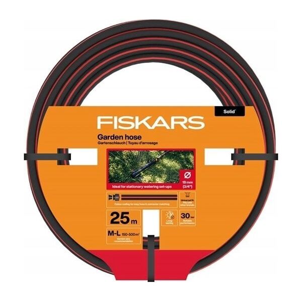 Watering hose FISKARS SOLID, 3/4", 19 mm, 25 m