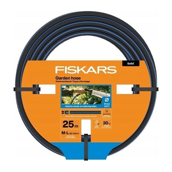 Watering hose FISKARS SOLID, 1/2", 13 mm, 25 m