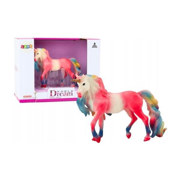 Figurka LeanToys Figurka Kolekcjonerska Duży Jednorożec Różowy 11 CM