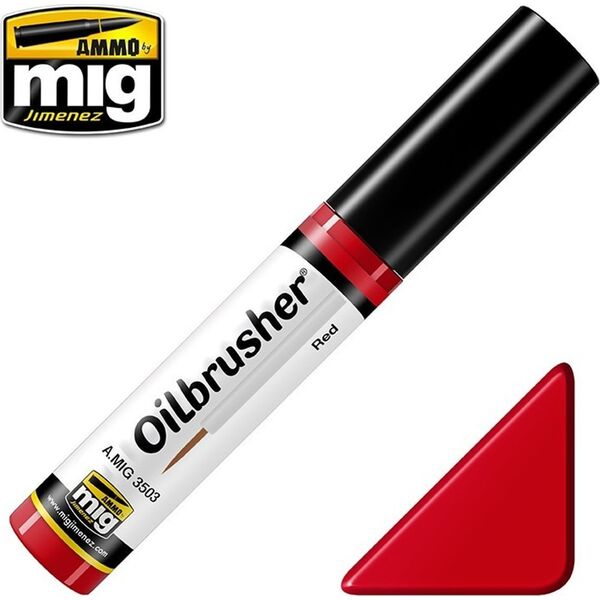Vallejo Ammo: Oilbrusher - Red (10 ml)